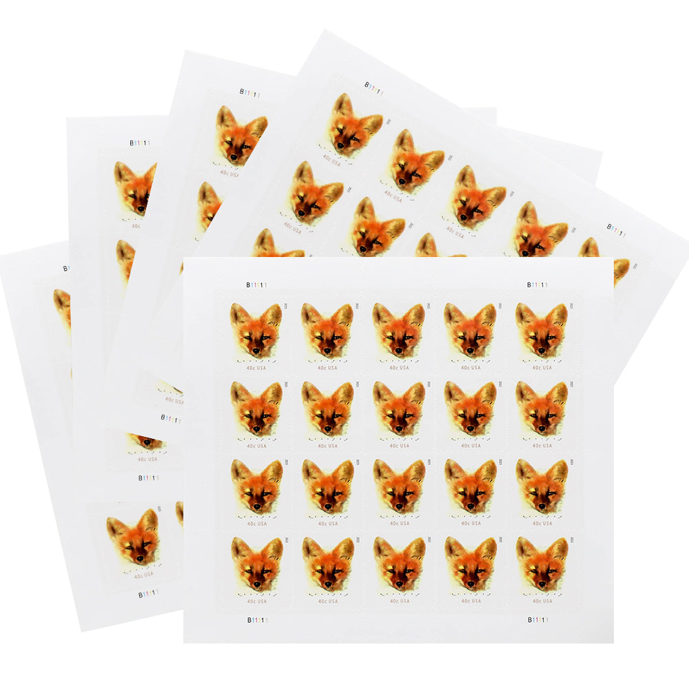2023 40c Red Fox (Sheet Stamp)