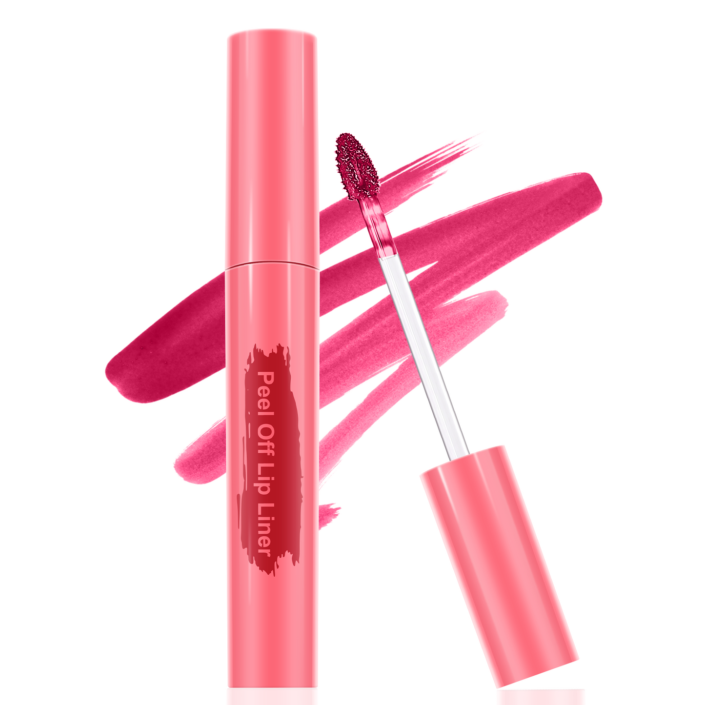 Lip Stain - Peel Off Lip Stain, Long Lasting Lip Liner with Matte Finish, Waterproof, Transfer-proof, Highly Pigmented Color