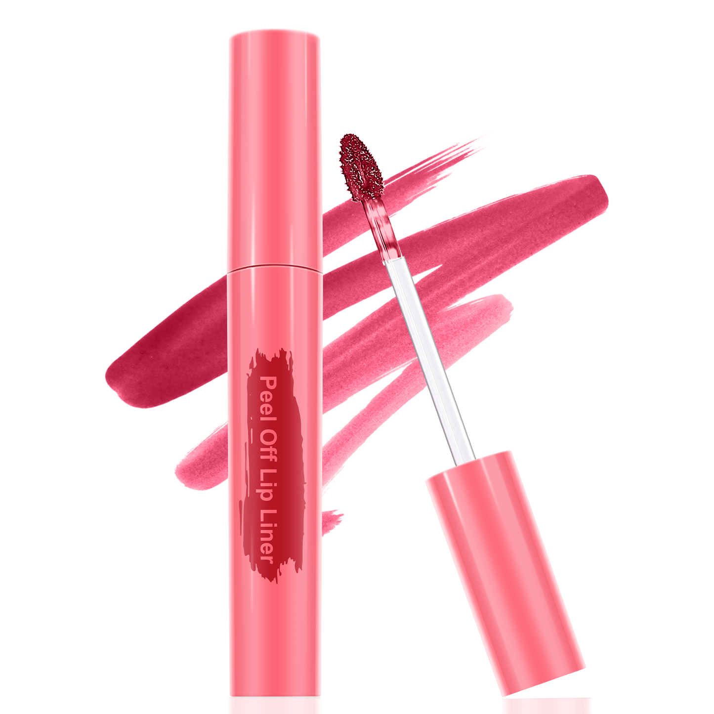 Lip Stain - Peel Off Lip Stain, Long Lasting Lip Liner with Matte Finish, Waterproof, Transfer-proof, Highly Pigmented Color