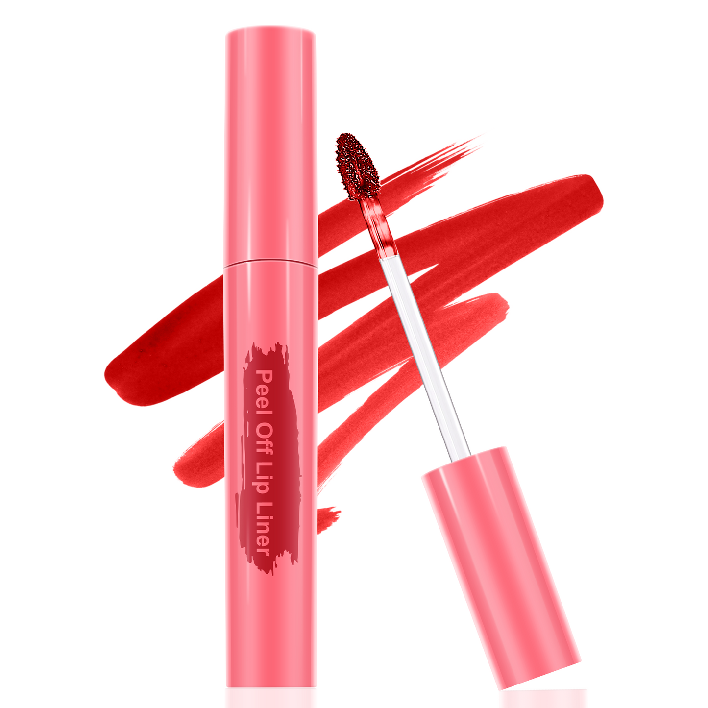 Lip Stain - Peel Off Lip Stain, Long Lasting Lip Liner with Matte Finish, Waterproof, Transfer-proof, Highly Pigmented Color