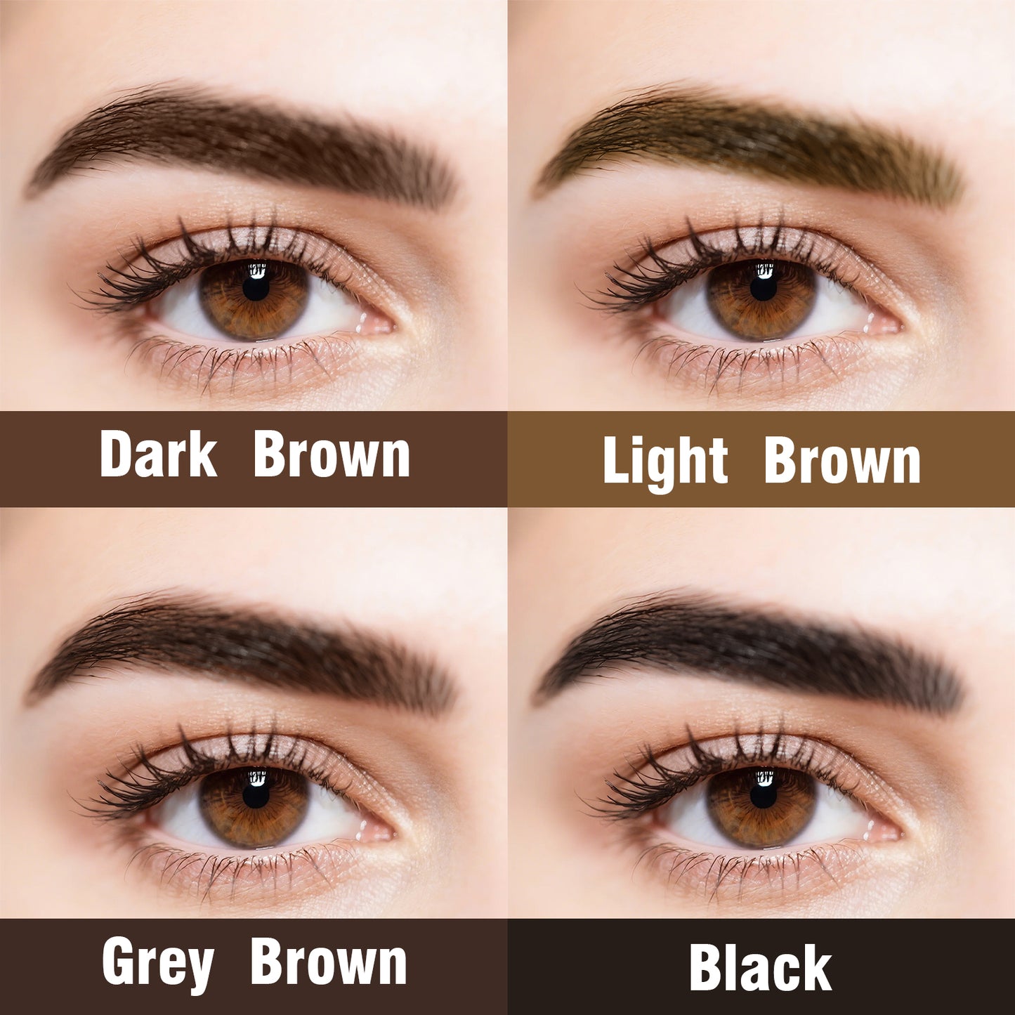 Peel Off Eyebrow Gel - Easy Peel Off Eyebrow Brow Tattoo Makeup, No Smudge, Waterproof and Easy to Color, Create Fuller & Defined Brows Makeup for Woman & Girls