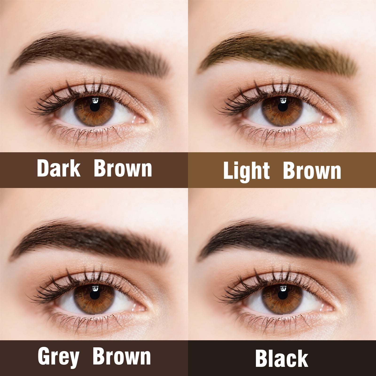 Peel Off Eyebrow Gel - Easy Peel Off Eyebrow Brow Tattoo Makeup, No Smudge, Waterproof and Easy to Color, Create Fuller & Defined Brows Makeup for Woman & Girls