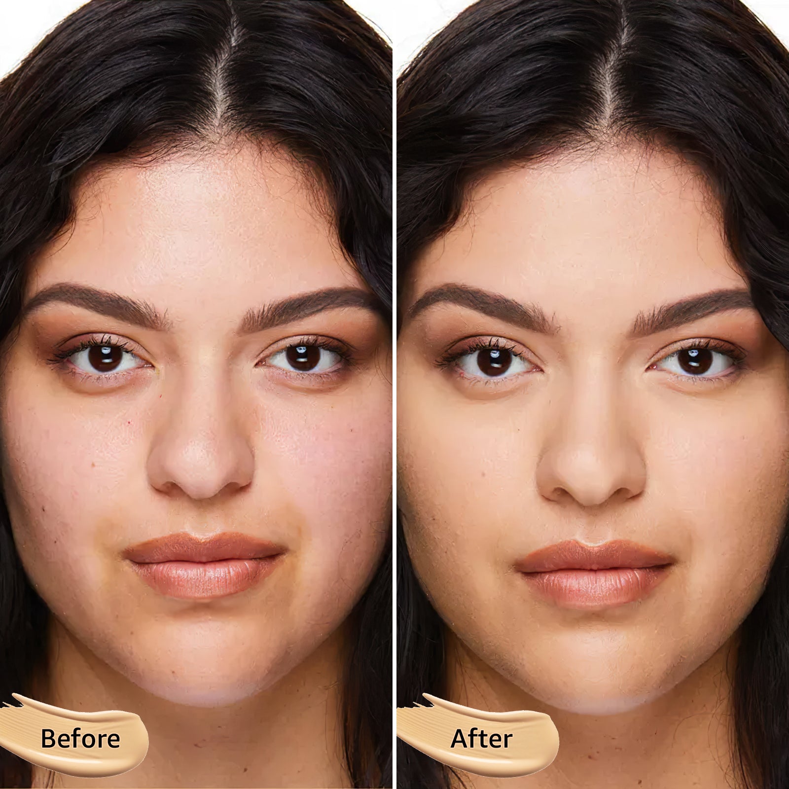 Mushroom Head Air Cushion CC Cream - New Upgraded Colored Packaging BB Cream Face Makeup Foundation for Mature Skin Moisturizing Concealer Brighten Long-Lasting, Vegan Formula (Buff Beige)