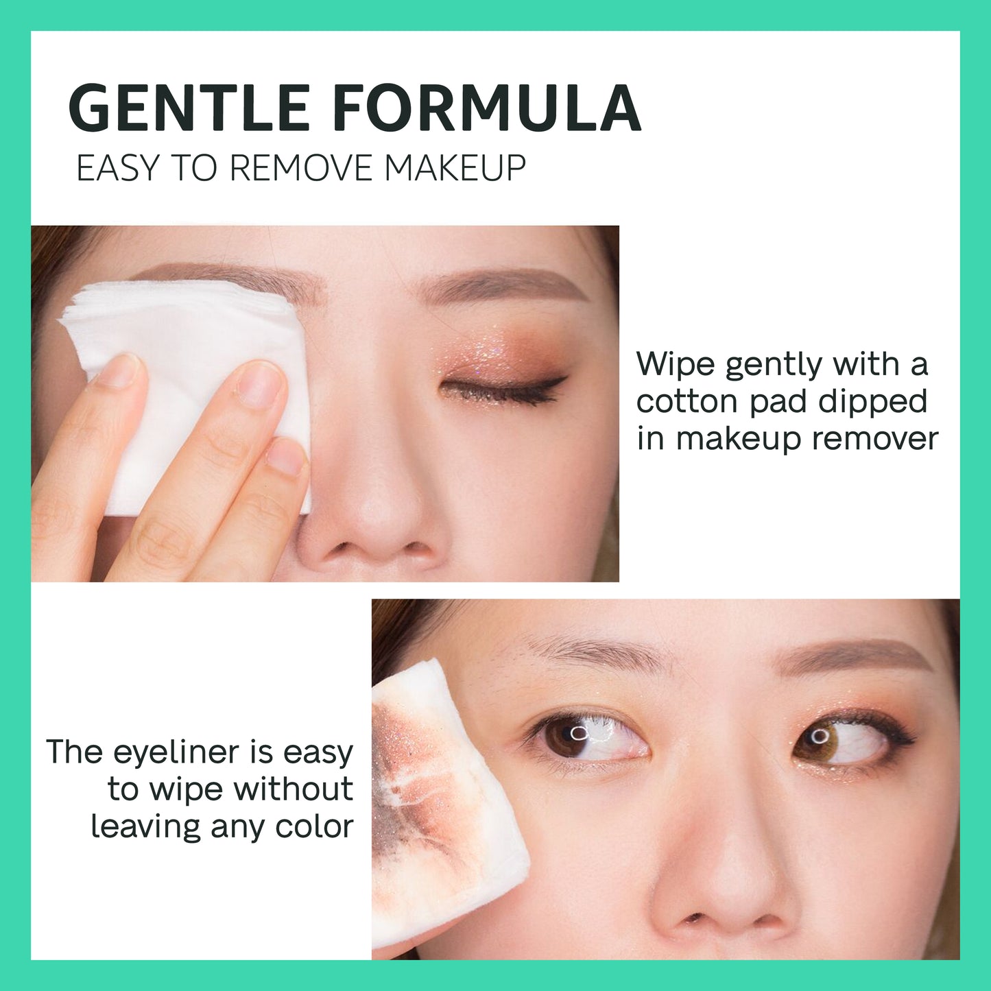 Liquid Eyeliner, Long-Lasting & Waterproof Eyeliner Pen, Glides on Smoothly, Quick Drying, Cruelty-Free & Vegan, Super Slim Precise All Day for Women (Black)