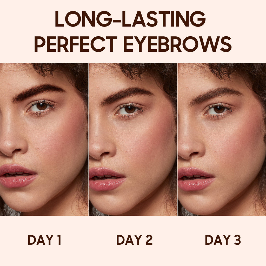 Brow Tattoo Peel Off - Brow Gel Eyebrow Tattoos Waterproof, Eyebrow Gel with Eyebrow Stencils Long-Lasting Makeup, Eye Brow Pencils Create Full Voluminous Brows for Women
