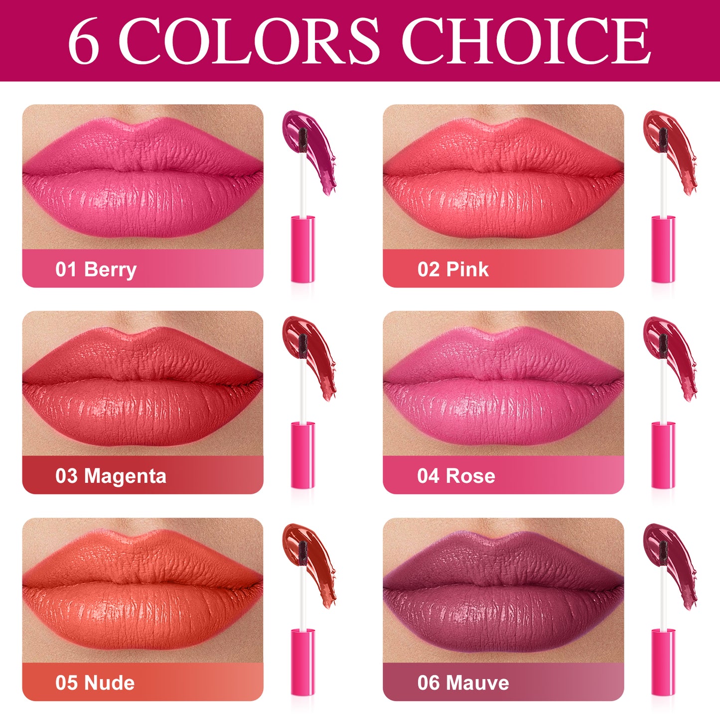 Lip Stain - Lip Stain Peel Off Long-Lasting with Matte Finish Waterproof & Transfer-Proof, Lip Liner Moisturizing & Nourishing Non-Stick Cup Highly Pigmented Color Lip Tint