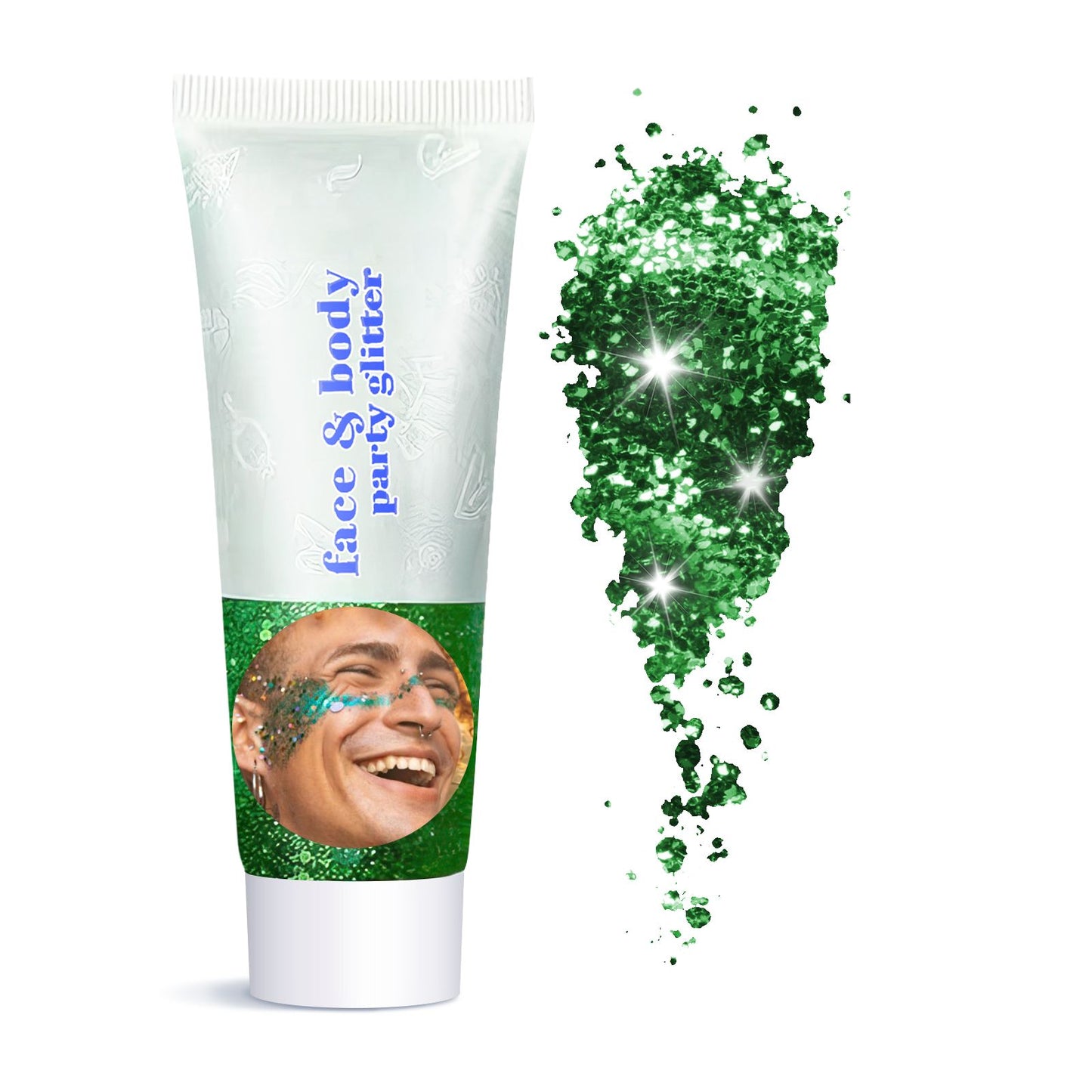 Body Face Glitter Makeup - Womens Halloween Costume Sparkly Chunky Hair Glitter, Mermaid Birthday Decorations Rave Outfits for Kids