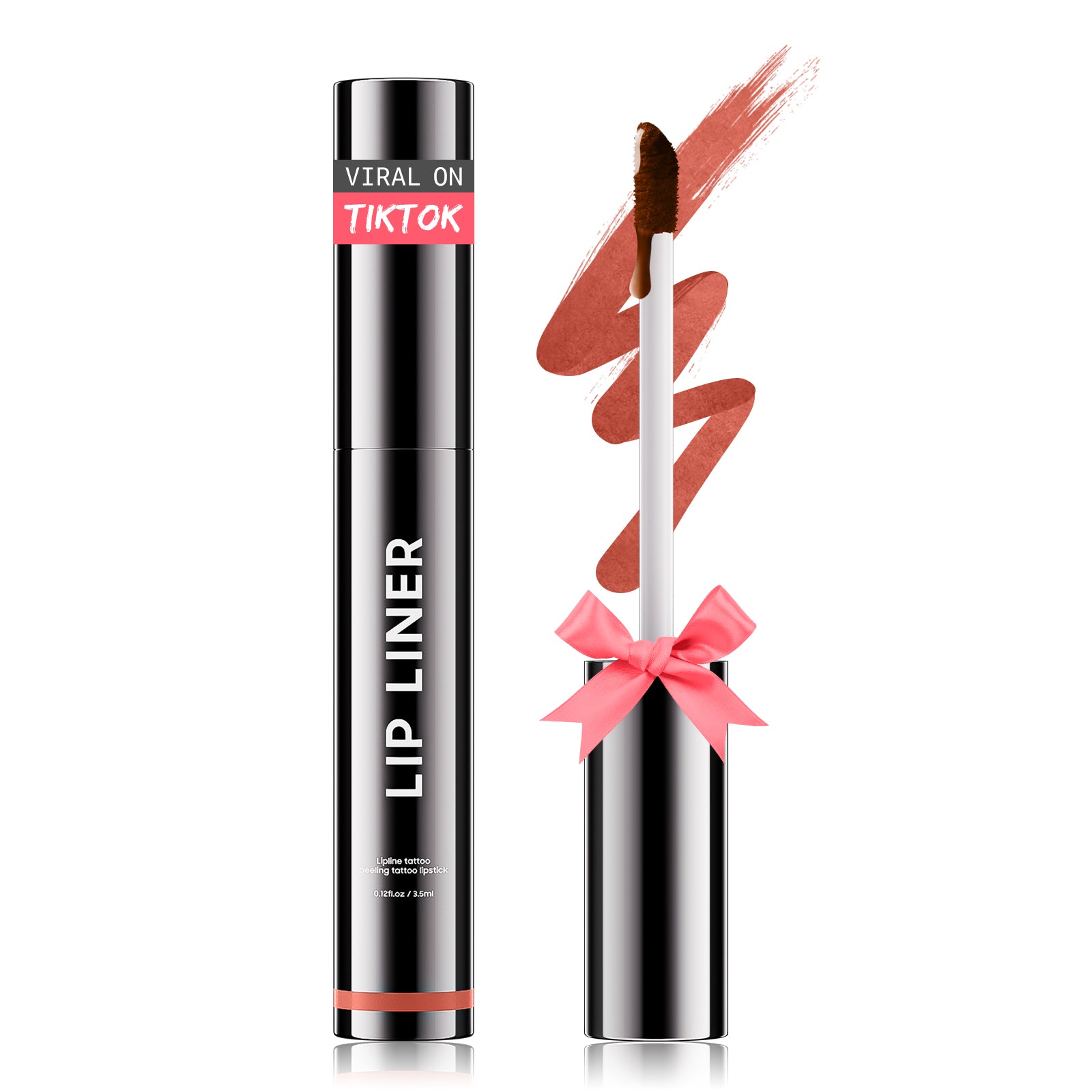 Lip Stain Peel Off, Lip Liner Moisturizing Long-Lasting & Waterproof, Transfer Proof & Plumping, Non-Stick Cup
